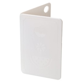 Foldable Camping Cutting Board Portable Plastic Chopping Board with Supplementary Food Board for Outdoor Picnic Camping Kitchen Use (Nordic Rice White 20x12.5x0.8cm)