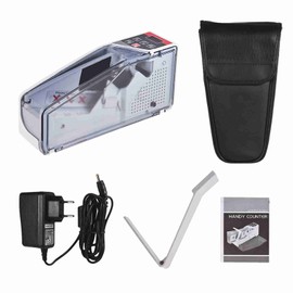 Portable Mini Handy Money Counter Worldwide Bill Cash Banknote Note Currency Counting Machine with LED Display Financial Equipment