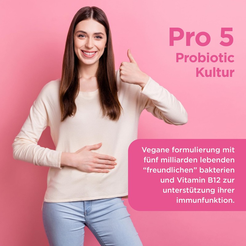 Healthspan Probiotic 5 Multi-Strain Probiotic, 5 Billion Live Cultures from