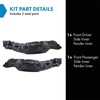 TRQ TRQ Front Inner Fender Liner Set Compatible with 1995-2000