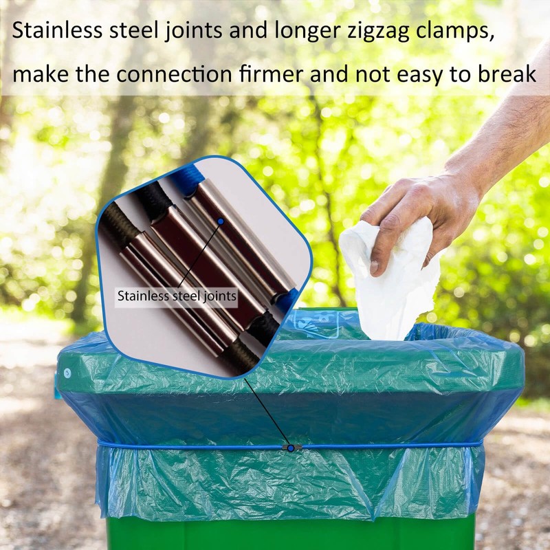 Trash Can Bands, Hongmed Heavy Duty Rubber Bands Fit 50