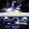 HZEL 42PCS Car Interior LED Light Kit, DE3175 T10 31mm
