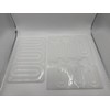 Aotunbey, 2 Pack Resin Paperclip Shape Bookmark Silicone Mold 9-Cavity