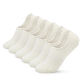 VOROLO No Show Socks for Womens,Low Cut Ankle Socks, Black2+white2+gray2, Medium