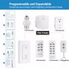 DEWENWILS Wireless Remote Power Wall Switch Outlet ChristmasDecorations Indoor