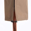 Lumaland Protective Cover for Parasol, 195 x 25/35 cm, Waterproof,