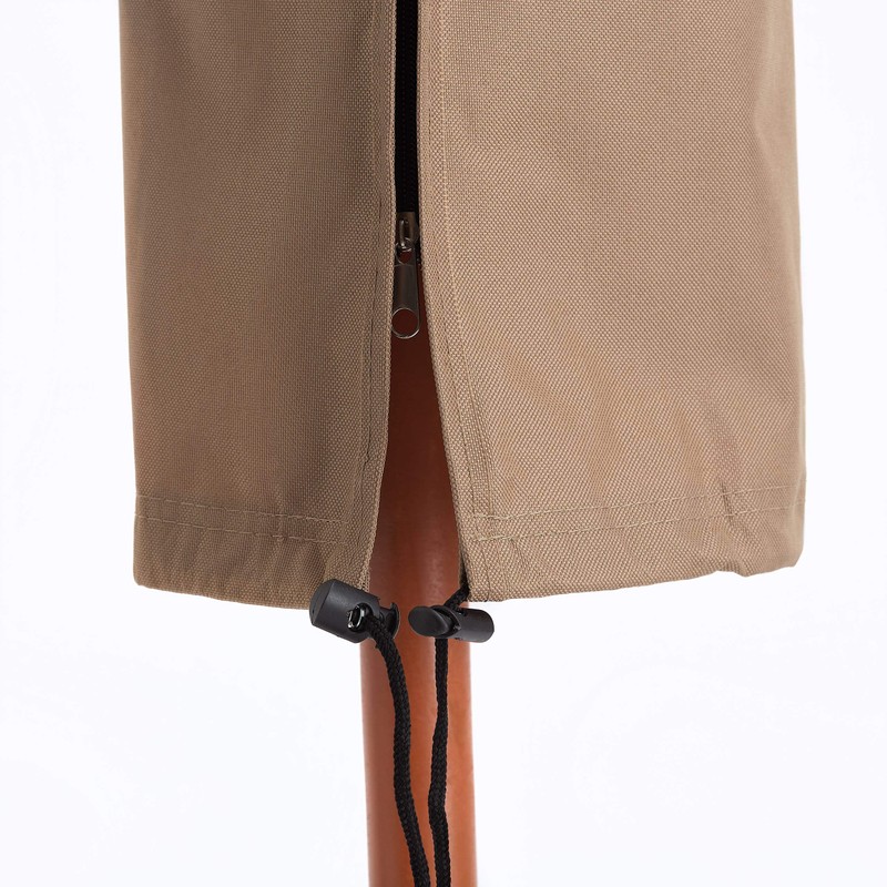 Lumaland Protective Cover for Parasol, 195 x 25/35 cm, Waterproof,