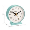 Tinload 4.5" Battery Operated Antique Retro Analog Alarm Clock, Small