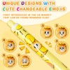 12pcs Cute Kawaii Animal Pens, Changeable Cats Dogs Emojis, Fun