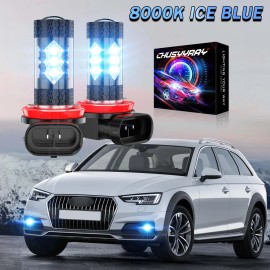 CHUSYYRAY For Toyota Corolla 2009 2010 2011 2012 2013 LED Fog Light Bulbs 8000K Ice Blue