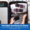 2 Pack Luggage Straps for Suitcases, Adjustable Travel Belt with