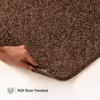Ambiant Pet Friendly Solid Color Area Rugs Brown - 2'