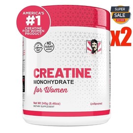 Creatine Monohydrate for Women with Collagen and BCAA's - Fitness Supplement Powder for Muscle, Healthy Hair, Skin, Nails and Recovery:_3 Bottle(55% OFF)