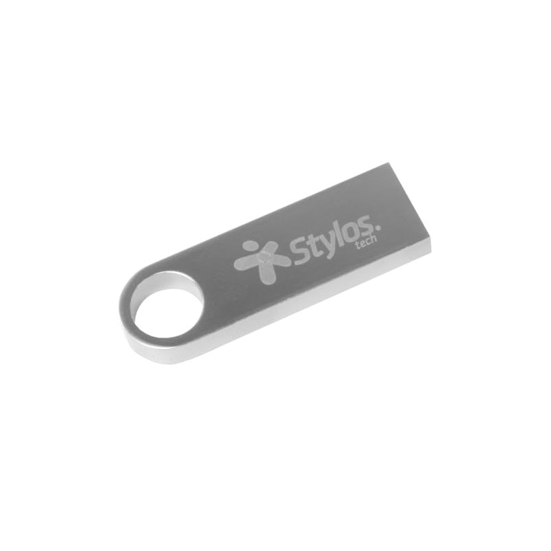 Memoria USB 64GB Tipo A 2.0 de Metal Stylos Tech