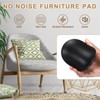 PATIKIL 4 Inch Rubber Furniture Pads, 4 Pack Non-Slip Furniture