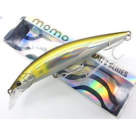 momolures - Tide Control Minnow 95 120 lip in belly system for Bass, Seabass, Salmon lure fishing. (95mm 3pcs Assort #02)