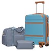 LONG VACATION Luggage Set 3 Piece Set Luggage ABS Carry