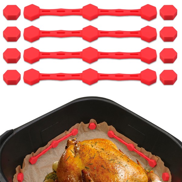 Dexspoeny Air Fryer Magnet Silicone Buckle for Holding Down Air