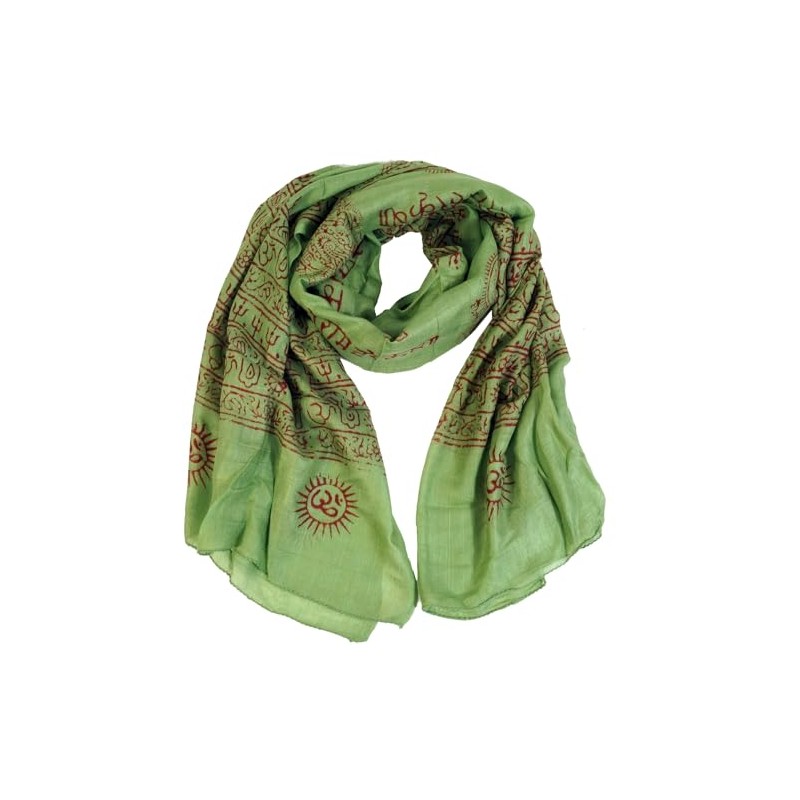 GURU SHOP Thin Baba Scarf, Benares Lunghi, Men/Women, Pink, Synthetic,