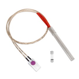 16801-20B Grill Hot Rod Igniters Compatible with Oklahoma Joe's Rider 600 900 Combo DLX Pellet Grill, Pellet Grill Hot Surface Igniter 200W 120V Equipped with One Fuse