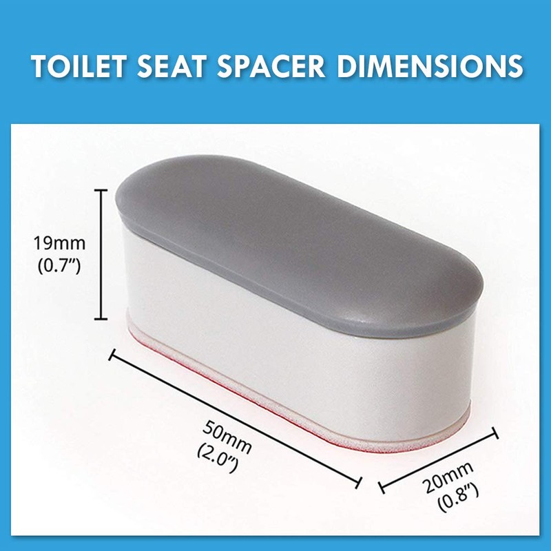 In My Bathroom | Bumpy Bumpers Toilet Seat Spacers (Sanitary