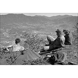 History Galore 24"x36" Gallery Poster, 1st Marine Division Punchbowl Valley korea korean war