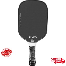 Best Pro Pickleball Paddle, T700 Carbon Fiber Surface CFS, HighGrit Spin, 16mm