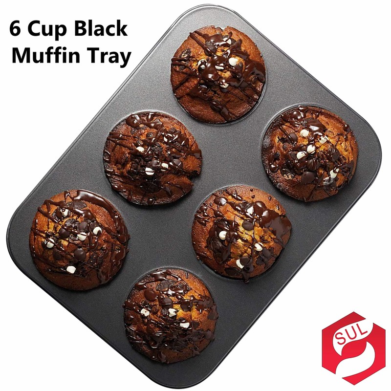 SUL Non Stick Muffin Trays Baking Moulds, Cupcake Tray for