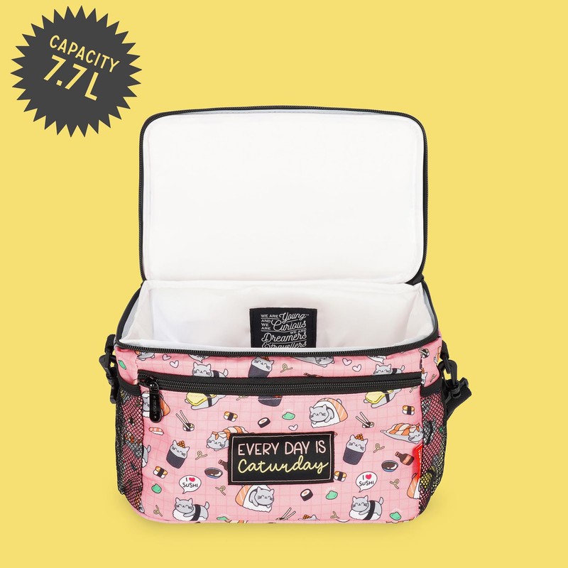 Legami - Borsa termica per il pranzo, tema Sushi Cat,