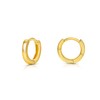 Dainty Square Hoop Earrings, Gold, Hoop Earrings, 925 Sterling Silver,