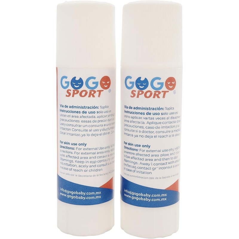 GOGO Sport Arnica Stick, Bálsamo para Golpes y Moretones, Pack