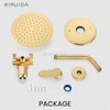 Airuida Single Function Shower Trim Kit Shower Faucet Set Wall