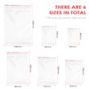 Baxcdyswe Pack of 600 Zip Bags, 6 Sizes Ziplock Bags,