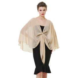 Chiffon Scarf Shawl Warp for Women Bridal Wedding Evening Dress Summer Tops Bridesmaids Party 25 Colors