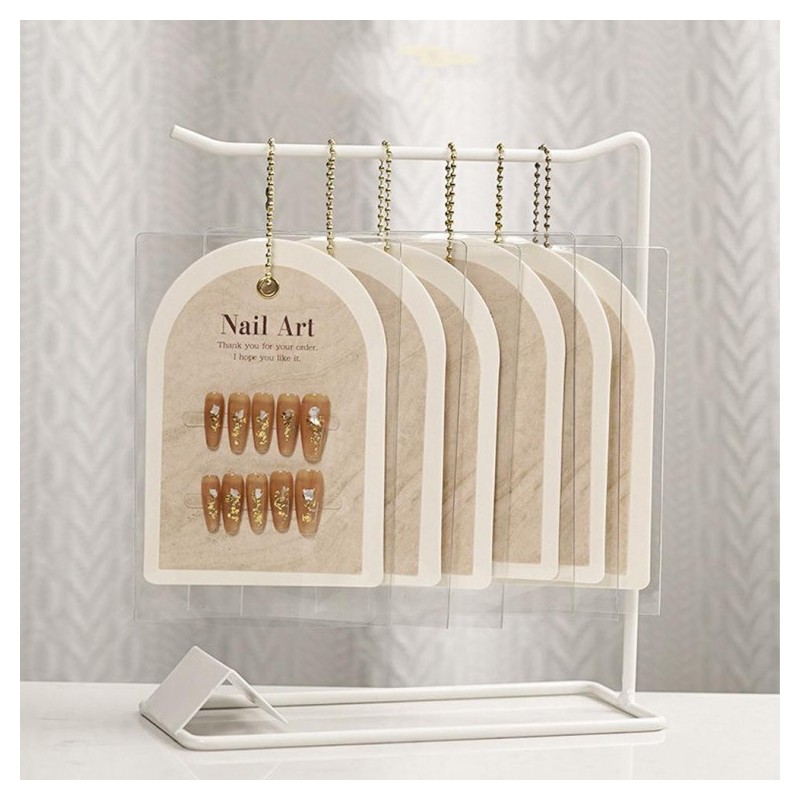 핑쇼234 2-in-1 Clear Dust-Free Pack with Nail Art Card and