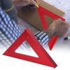 Woodworking Hole Scribing Gauge 45/90 Degree Aluminum Triangular Ruler Carpenter