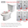Non-Electric Bidet Toilet Seat, Round Fit with Quiet-Close Lid, Dual