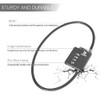 RESET-STS 4 Digit Combination Lightweight Security 40cm Cable Lock -