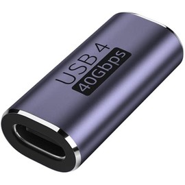 USB C Coupler 40Gbps, USB C Female to Female Adapter Supported 8K@60HZ and 100W Fast Charge, USB C Female Adapter Compatible with Thunderbolt 3/4 and with USB Type C Interface Devices