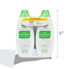Equate Beauty Cool Moisturizing Body Wash, (2 Pack) each 22 fl oz