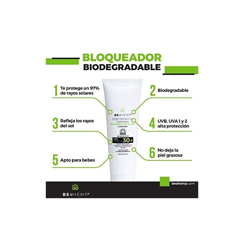 Protector Solar Vegano Facial y Corporal con Protección UVA-UVB 240g