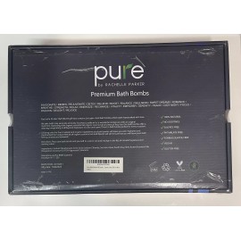 Purelis New 1-Box of Pure Men Luxury Bath Bombs 24pcs Handmade Organic 100% Natural