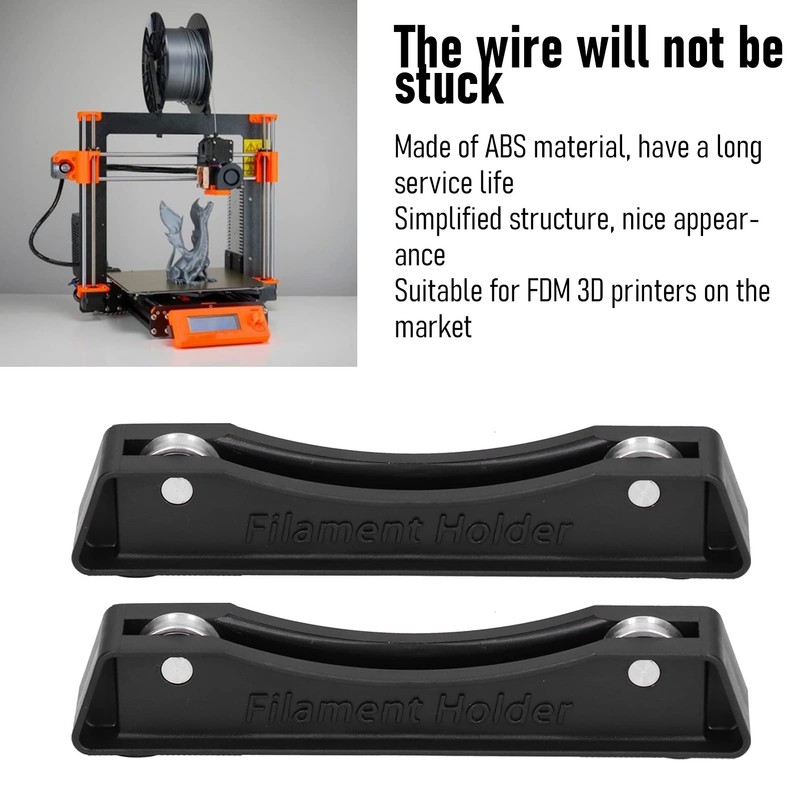 2pcs 3D Printer Filament Holders, Filament Spool Holder Stand Rack