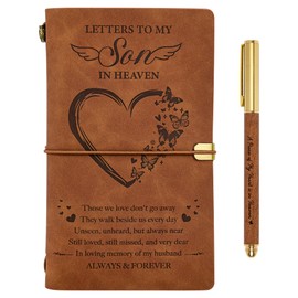 Zhitongda Letters To My Son In Heaven Grief Journal,Memorial Gifts For Loss Of Son,Unique Farewell Sympathy Best Bereavement Sorry For Your Loss Gifts, In Memory Of Son Women Emotional Support