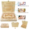 Shengruili Wooden tooth box, milk teeth box, made of wood