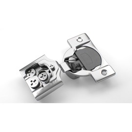 Berta 2-Pack, 3/4 inch Overlay Soft Closing Face Frame Cabinet Hinges, 105 Degree 6-Ways 3-Cam Adjustment Concealed Kitchen Cabinet Door Hinges with Screws (3/4 in. Overlay, 2 Pieces)