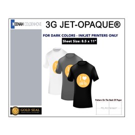 3G Jet Opaque Heat Transfer Paper 8.5x11 (5 sheets)