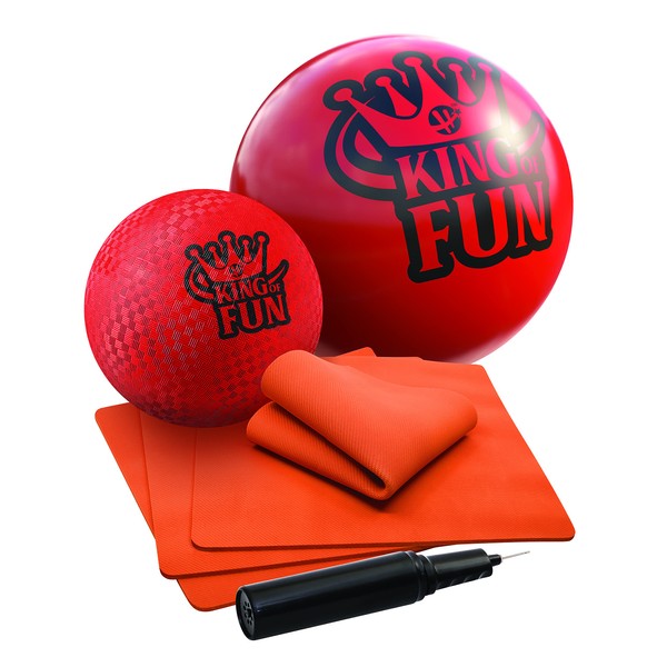 Hedstrom King of Fun Jumbo Oversized Kickball Set, Red