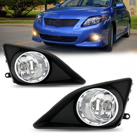 ENERBITIOUS Fog Lights Lamps Replacement for 2008 2009 2010 Toyota Corolla Altis Fog Light Compatible with H11 12V 55W Halogen Bulbs Switch and Wiring Kit