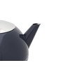 Bredemeijer Large Blue Bulbous Double-Walled Stainless Steel Teapot 1.2 Litres